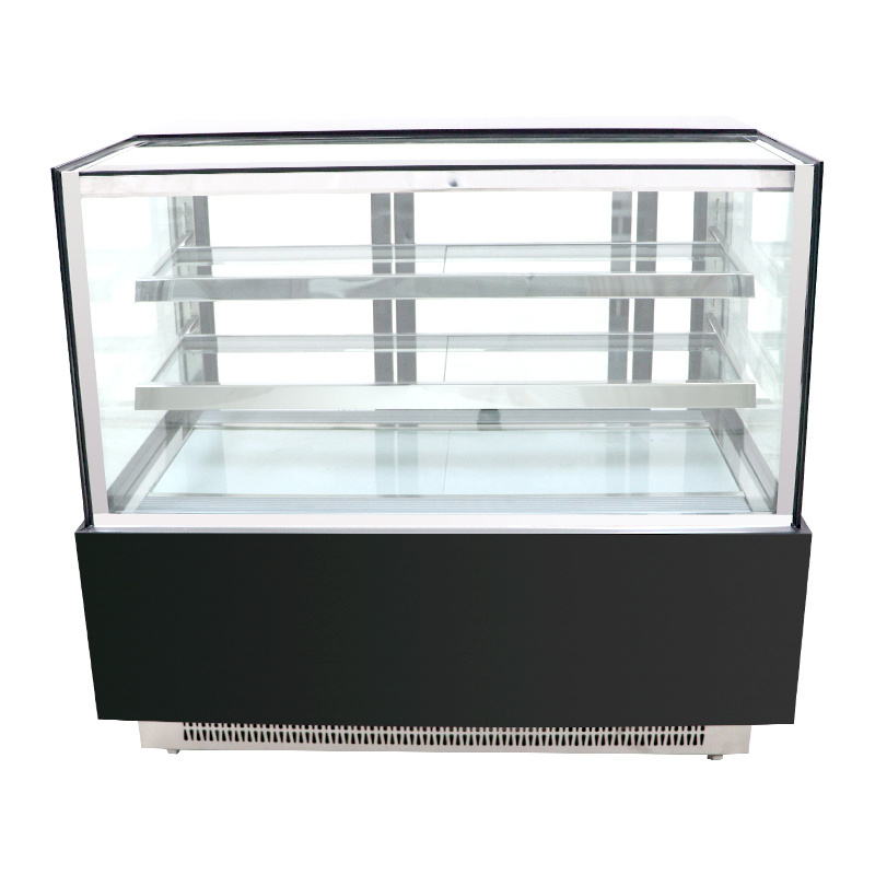 Cake cabinet Refrigerated display cabinet commercial air-cooled table right Angle small fresh-keeping cabinet