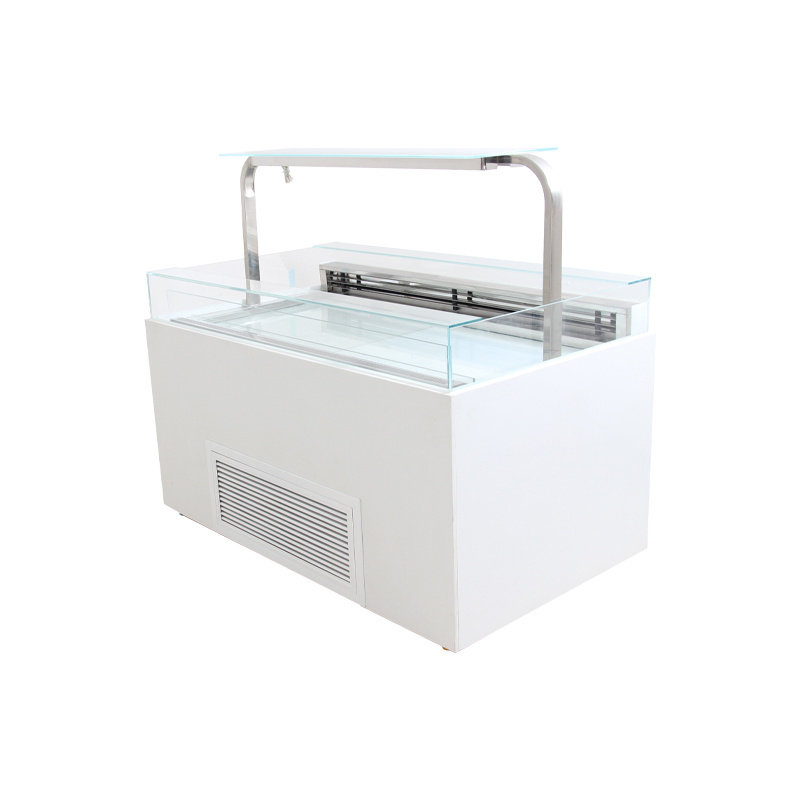 Salad Bar Display Refrigeration Bakery Cake Sandwich Showcase chiller Sandwich display cooler