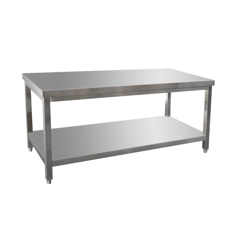 Custom stainless steel workbench kitchen table Stainless Steel Prep Table