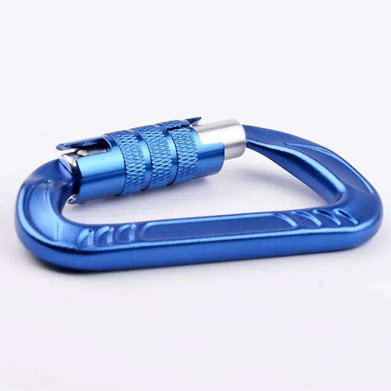 Custom Locking Carabiner for Hammock Locking Carabiner Climbing Clips 12kN Aluminium Snap Hook