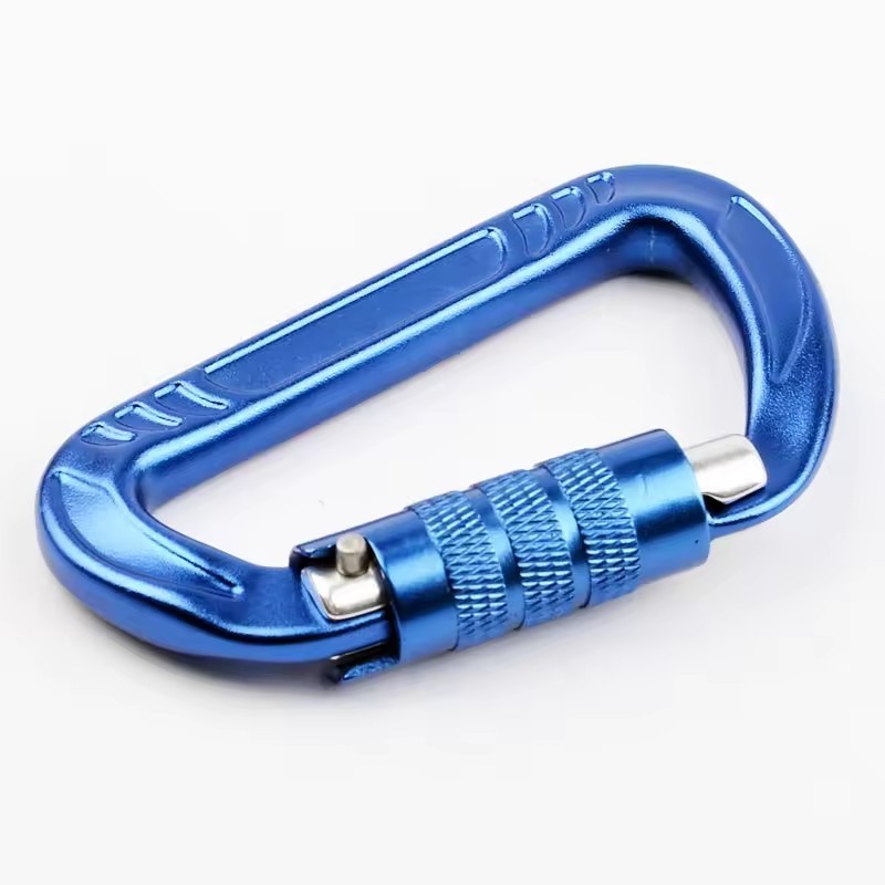 Custom Locking Carabiner for Hammock Locking Carabiner Climbing Clips 12kN Aluminium Snap Hook