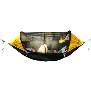 Outdoor hammock leisure double outdoor camping hammock with mosquito net