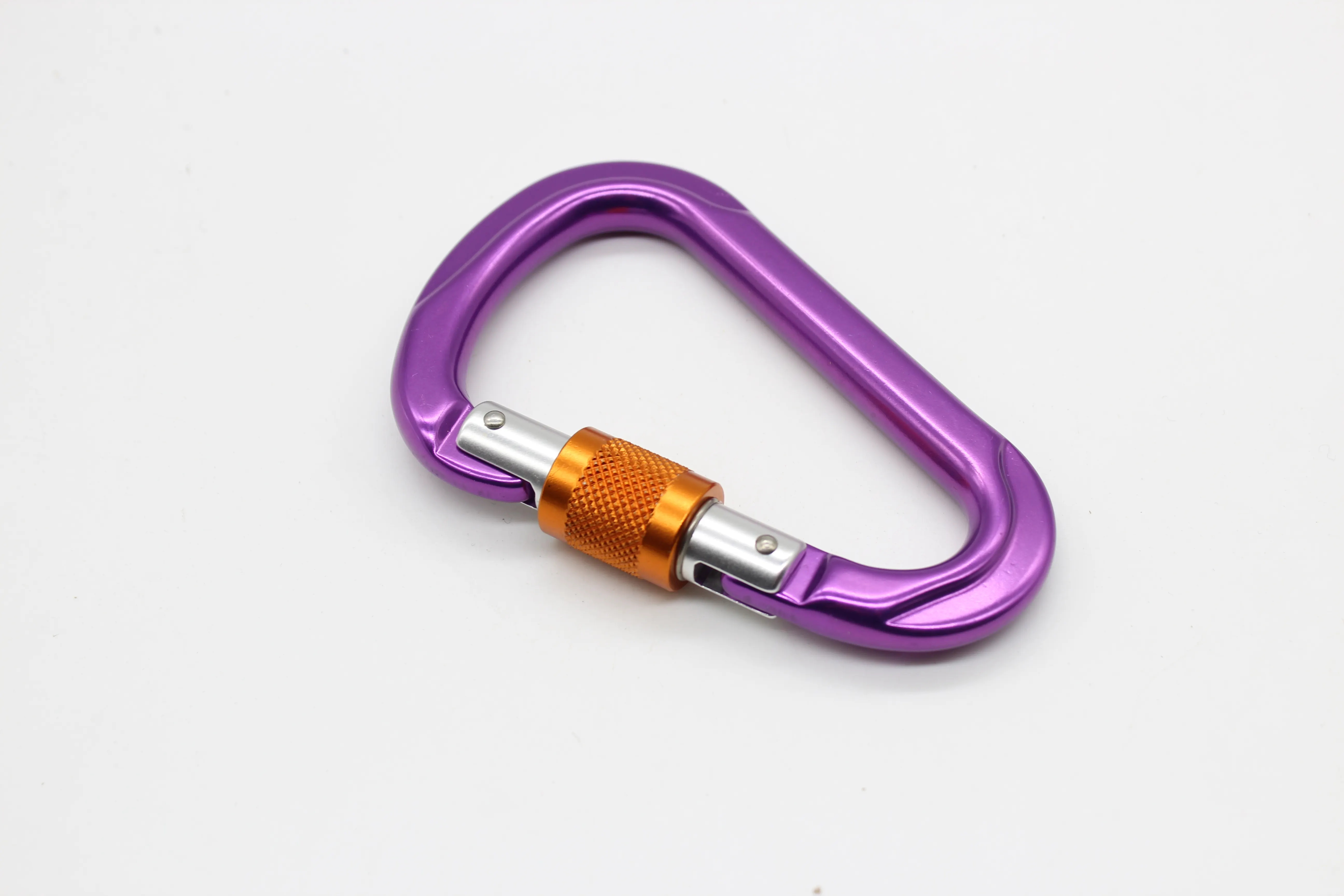 2023 New Aviation Aluminium Carabiner quickdraws 30KN D-Shape Climbing Carabiner Autolocking