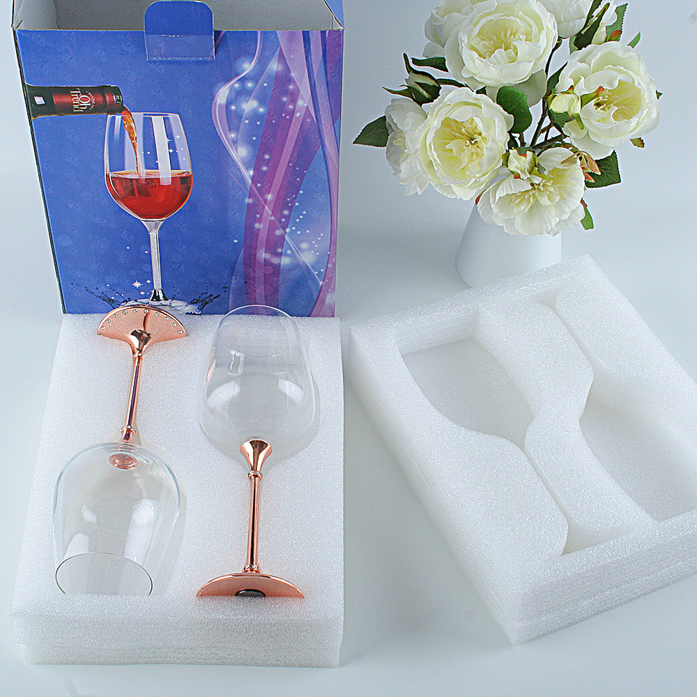 Elegant Hotel Wedding Party Champagne Glass Modern Style Stainless Steel Red Wine Glass And Goblet