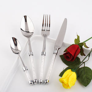 High-End Stainless Steel Flatware Set Wedding Guest Gifts Spoon Fork And Knife Set