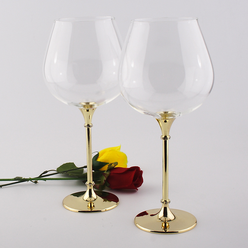 Set of 2 No-Lead Premium Crystal Clear Large Wine Glasses Modern Stemmed Red Wine Gif   Weddings Parties  party gift