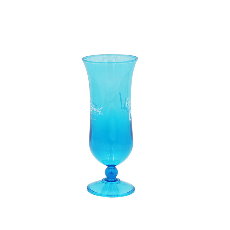 bar supplies custom Beach bulk Wine Glasses hard non breakable acrylic martini Plastic coloured Cocktail Glass For Picnic