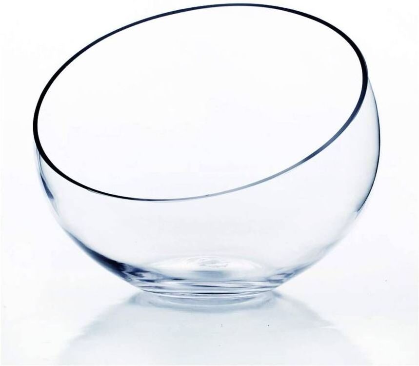 Clear Desktop Round Vases Fish terrarium glass bowl