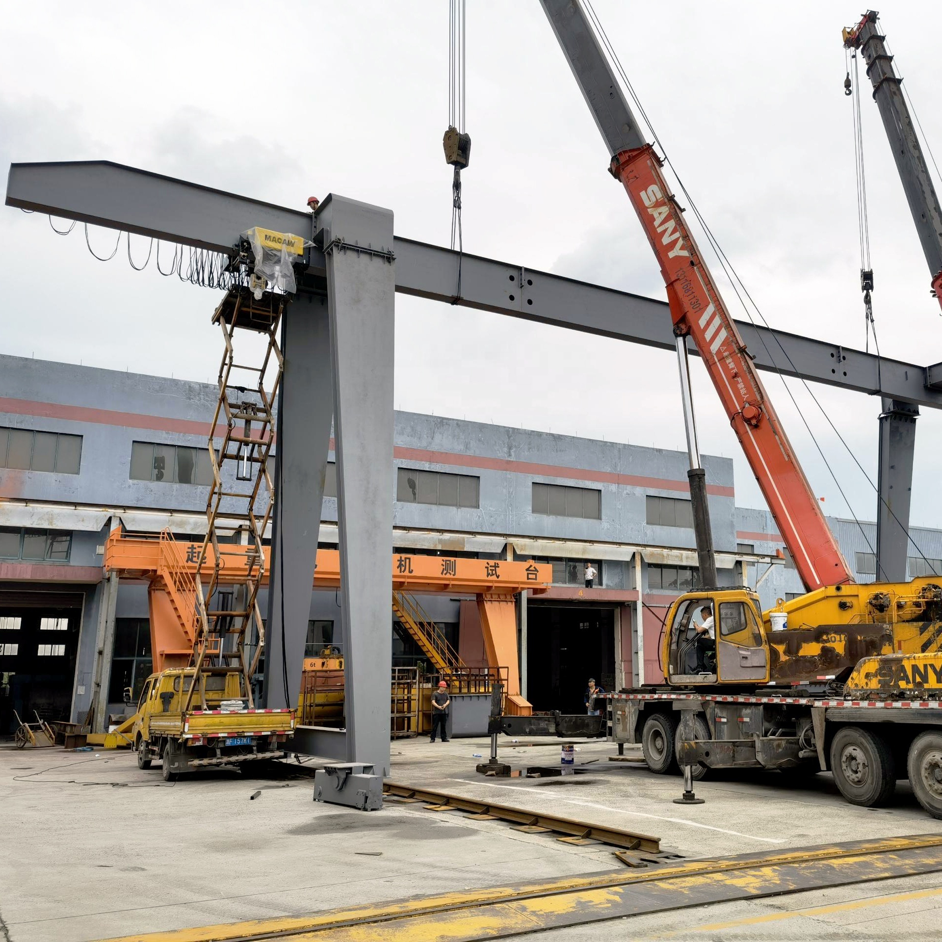 Heavy duty High Performance single  girder Goliath Gantry Crane Promotion Gantry Crane 10t  20 ton   25 ton