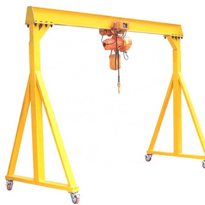 3 Ton 5 ton Portable Mobile Adjustable Gantry Crane Frame Portable Gantry Crane Small Gantry Crane