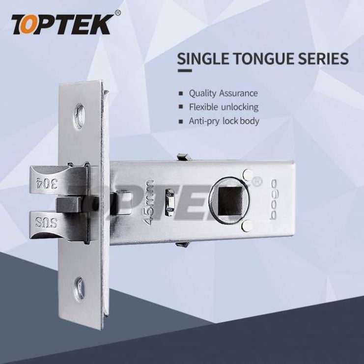 Door lock 50MM mortise lock set door dead bolt lock body