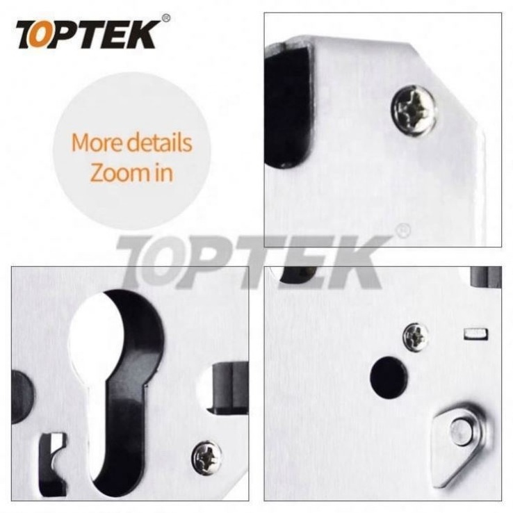 High Quality Israel Big Multipoint Lock Operating 7 Bolts Lock Body With Cylinder