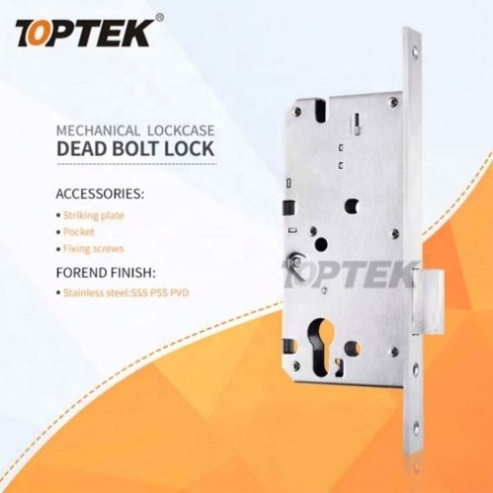 High Quality Israel Big Multipoint Lock Operating 7 Bolts Lock Body With Cylinder