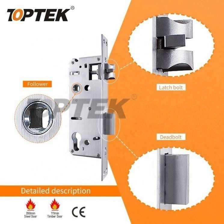 Magnet Interior Security Mortise Door Lock Body With Keyless Part