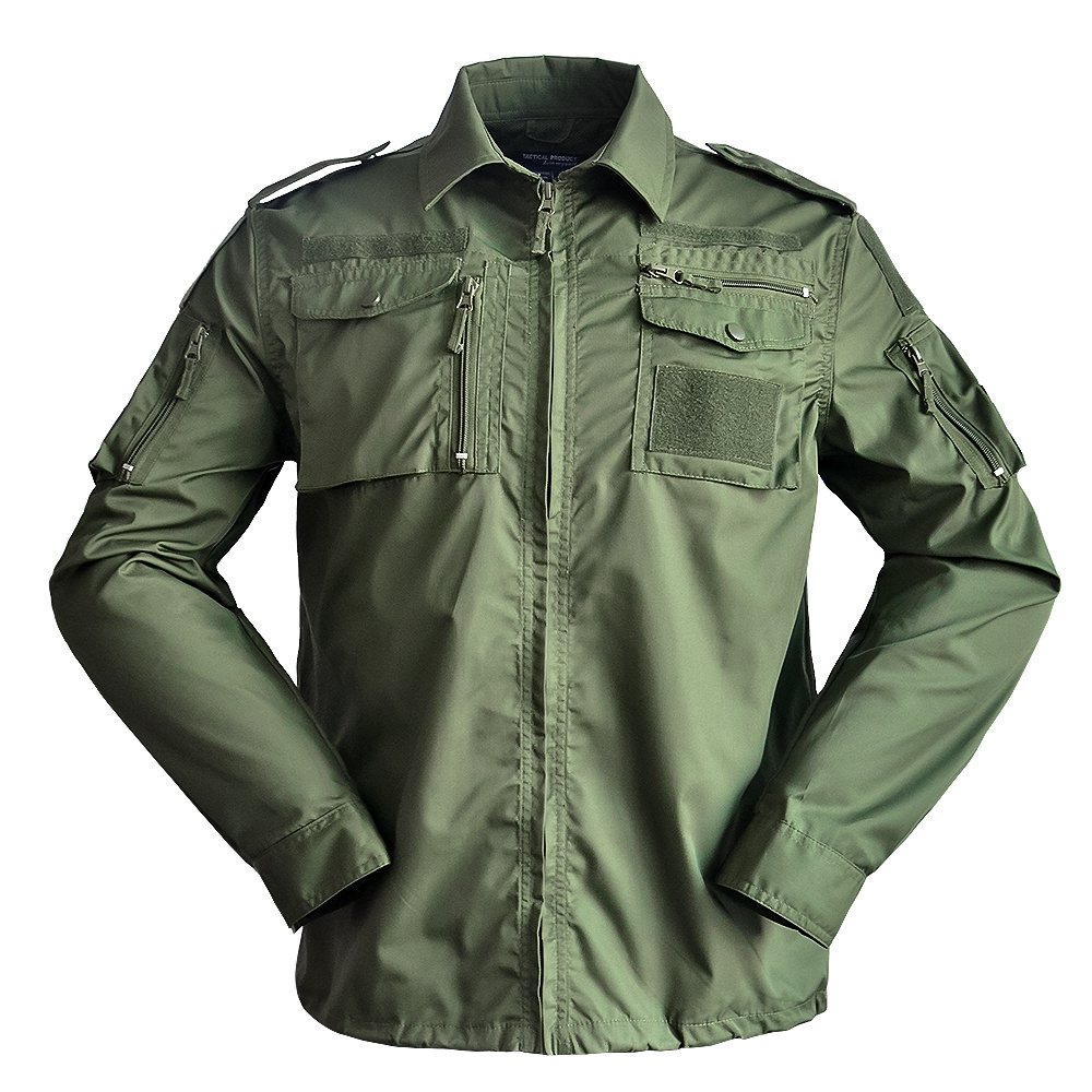 Camouflage Shirts and Pants Uniforms Jacket Ripstop Tactical Uniform Clothing OD Green Suit Clothes