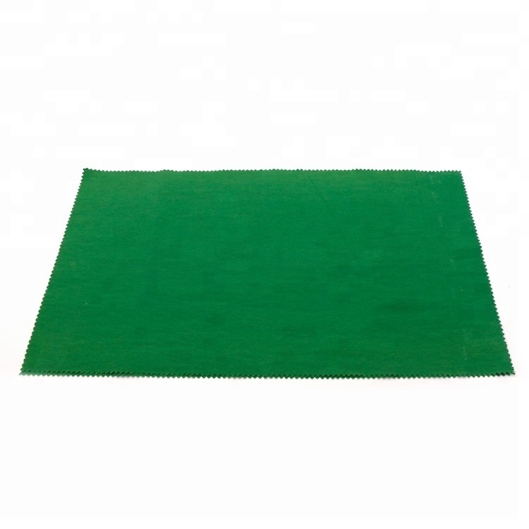 Green plain 70% cotton 30% nylon dope dyed fabrics