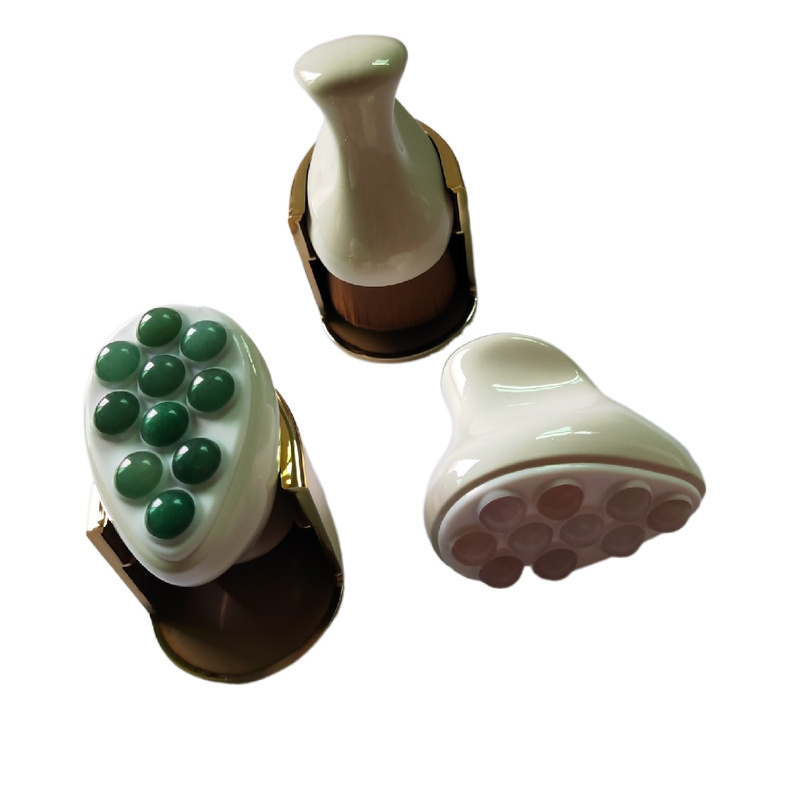 new design jade gua sha face skincare tools face facial lift roller for essential oil massager