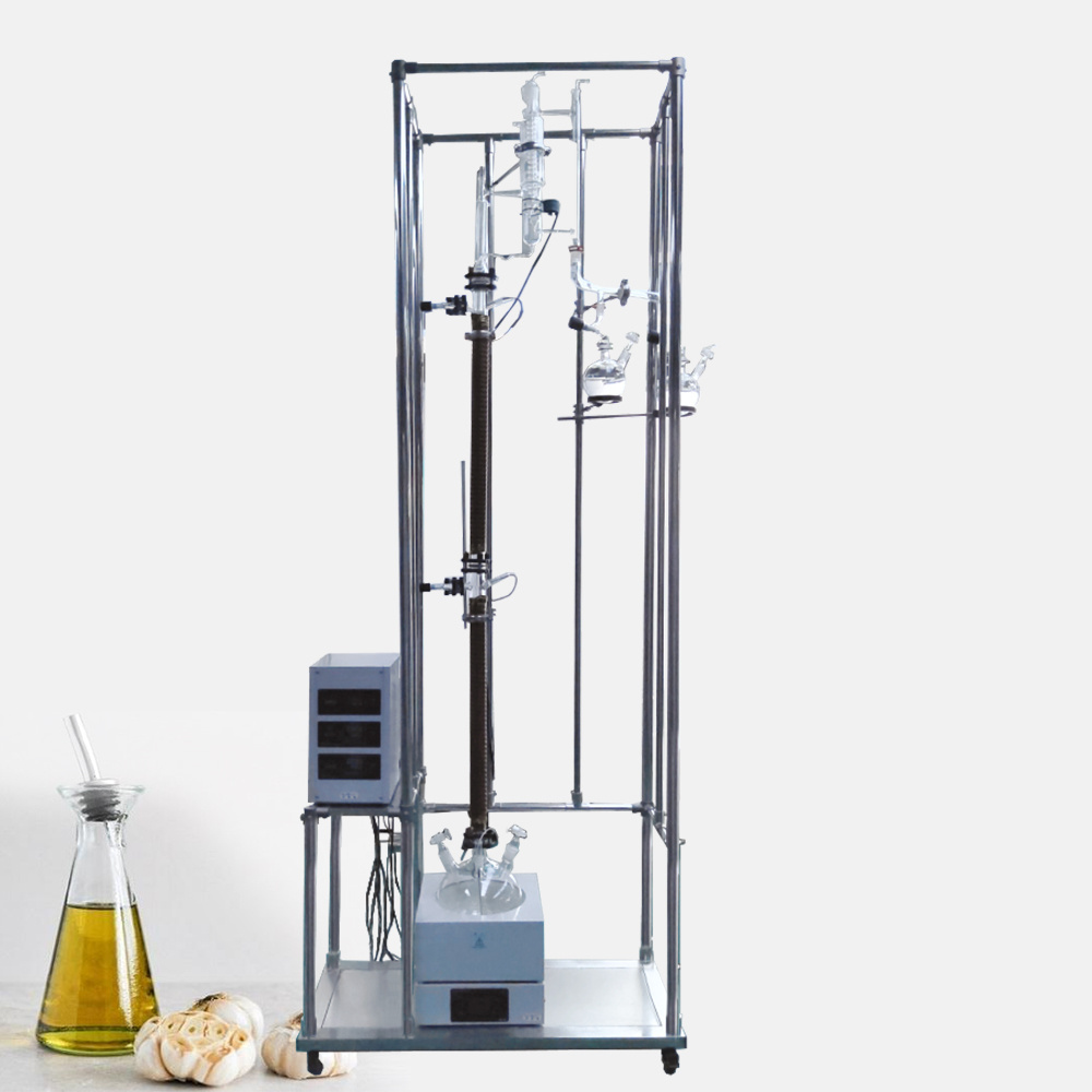 Toption supply lab Glass Fraction Distillation Column With Factory Price