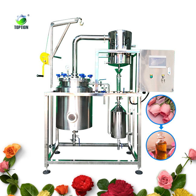 High quality  extraction distiller Essential Oil Extractor For  Rose Oil