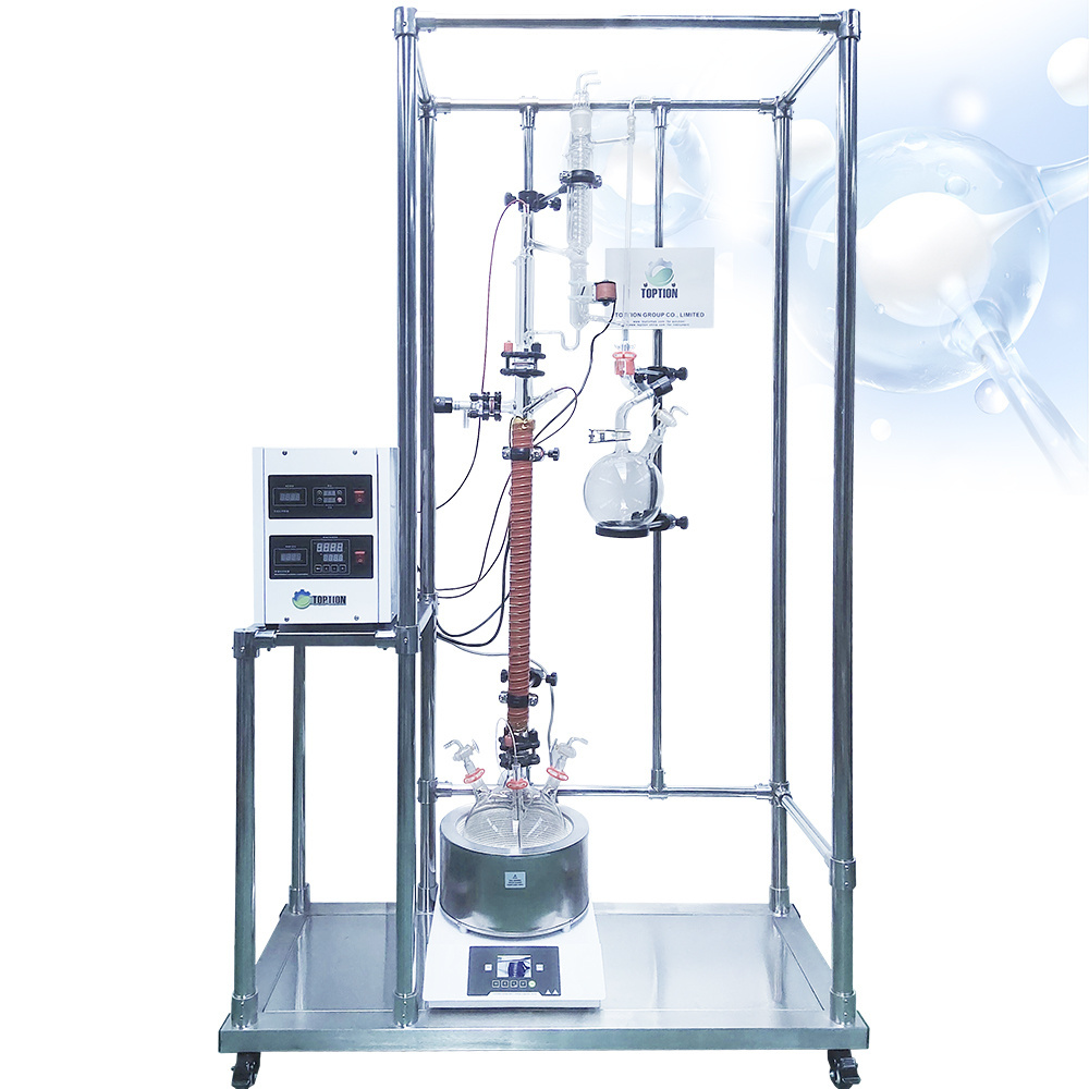 High quality 1-50L Glass Fractional Fractionating Fractionation Rectifying Rectifier Rectification Distillation Column