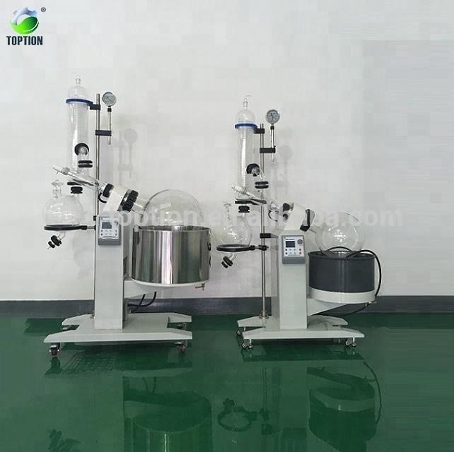 TOPTION Hot Selling 20 liter Vacuum Distillation Rotary Evaporator Price with CE