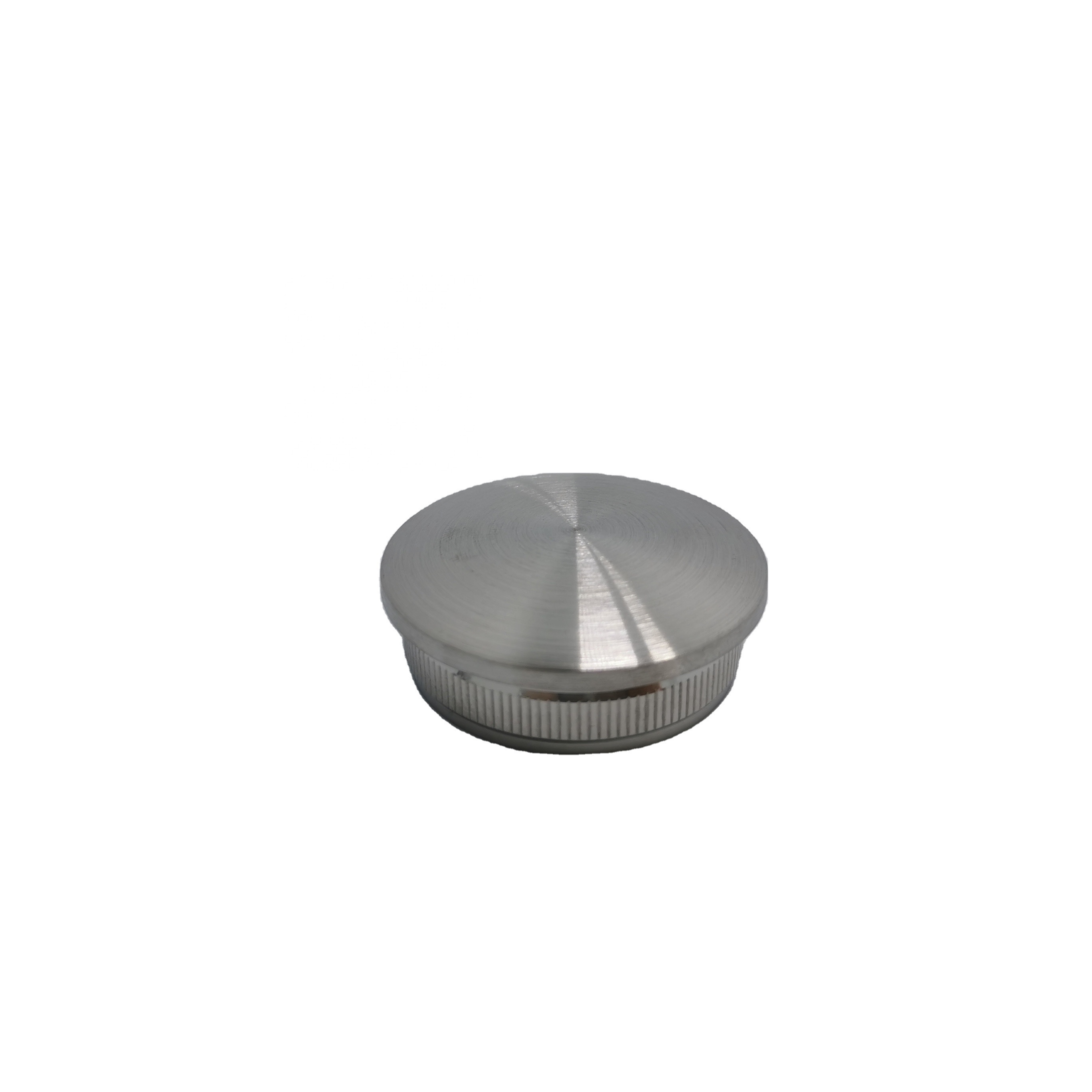 Stainless steel handrail fittings balustrade tube end plug pipe caps round/arc/square end cap