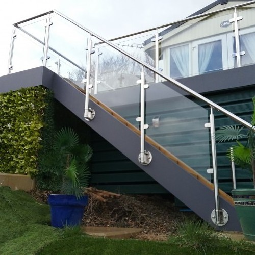 High quality strong stainless steel stair balustrade of railing system