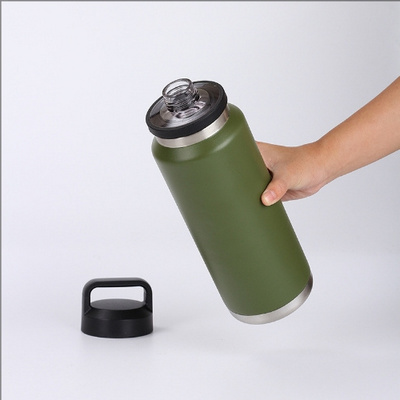 BPA free 304ss Double Walled Vacuum insulated drink sport stainless steel water bottle with Chug Cap