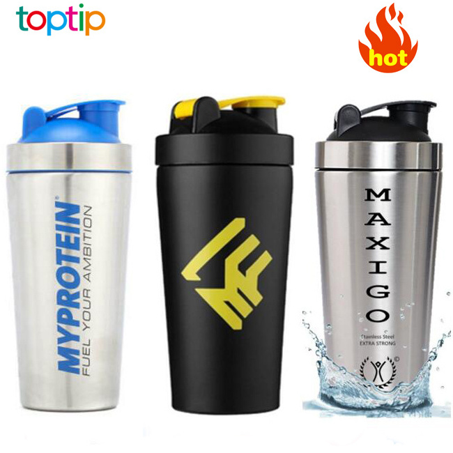 New Design Stainless Steel Shaker bottle Sport  custom  Protein Powder Shaker