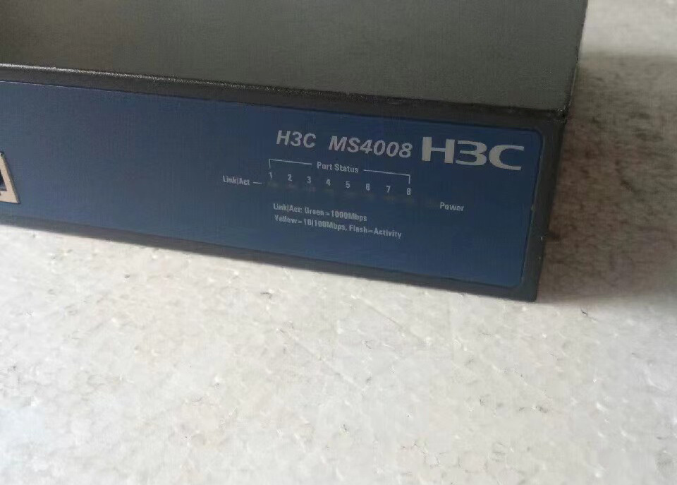 New H3C SMB-MS4008-PWR 8-port Gigabit Unmanaged Layer 2 POE monitoring dedicated switch