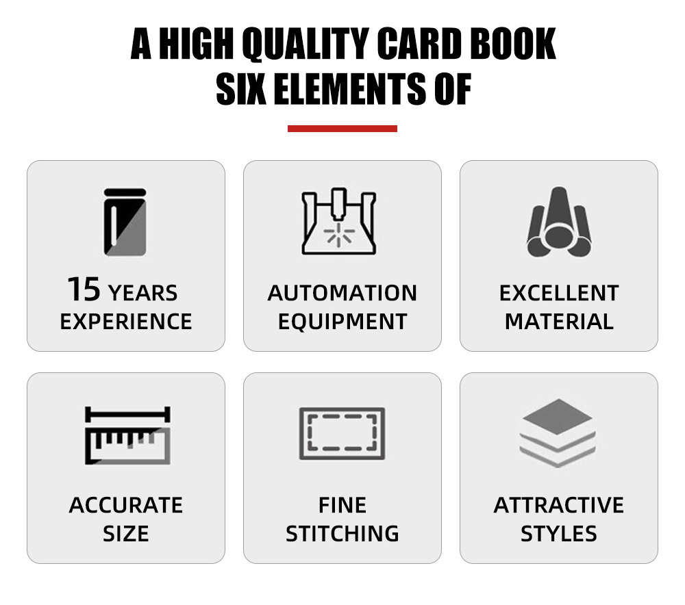 Torson 9Pockets 360+ Card Photo Footballer Leather Name Album Mini Photo Cards Pokemone Business Card Album