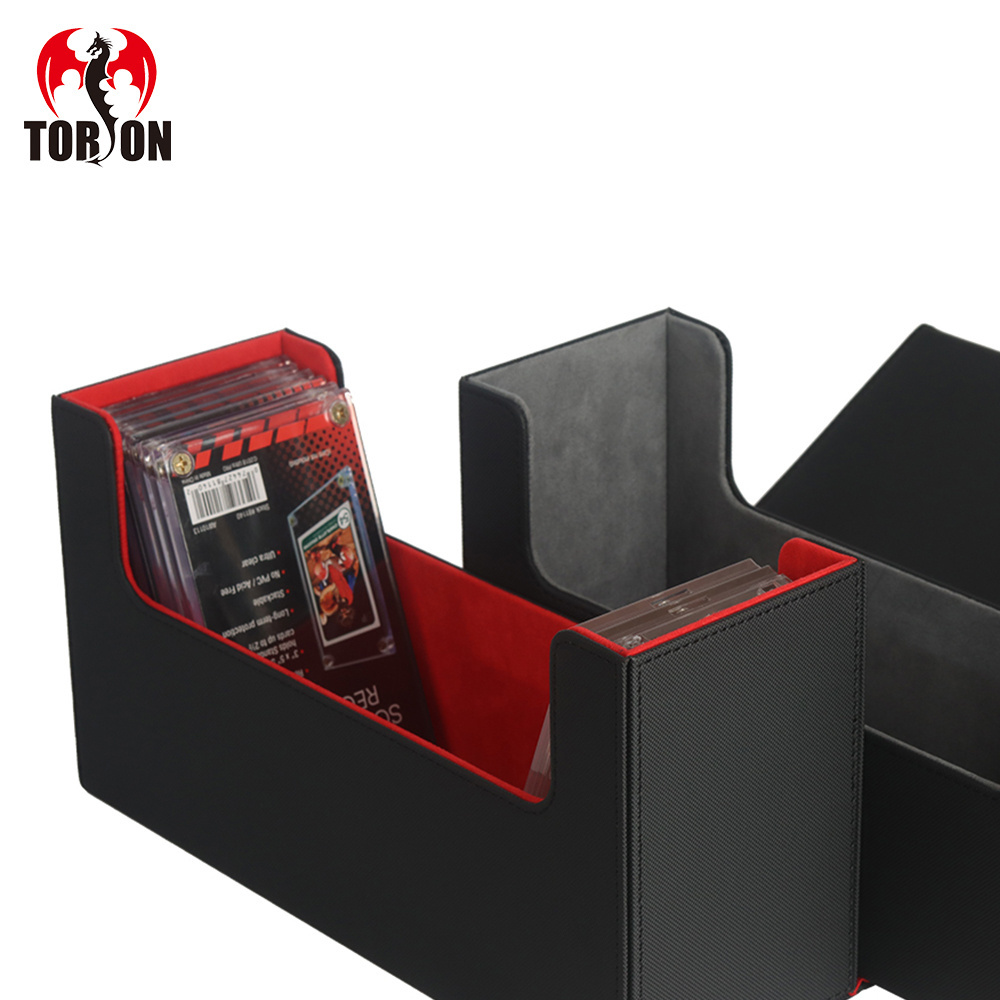 TORSON P-s-a 40+Trading Game Deck Mtg Deck Box Trading Deck Board Storage Game Storage Playing Trading Card Box