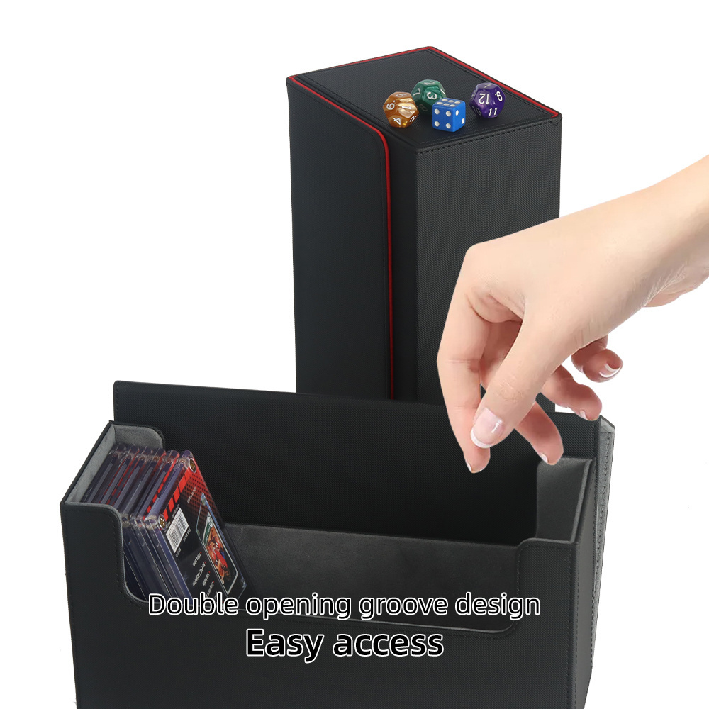 TORSON P-s-a 40+Trading Game Deck Mtg Deck Box Trading Deck Board Storage Game Storage Playing Trading Card Box