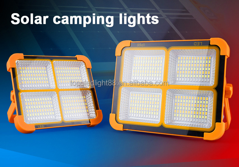 Portable LED emergency light with high brightness camping lamp outdoor solar floodlight LED solar camping light