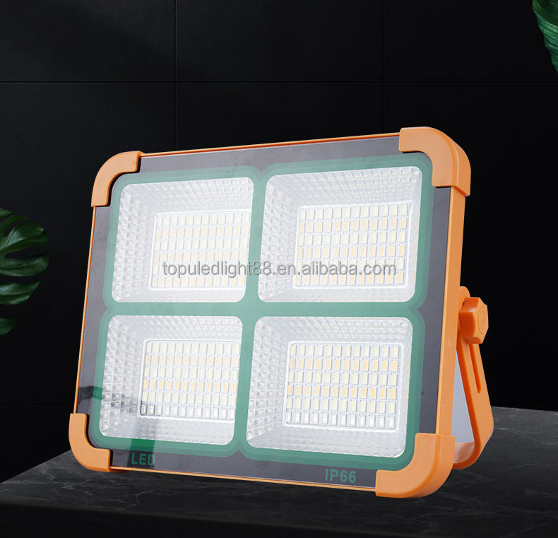 Portable LED emergency light with high brightness camping lamp outdoor solar floodlight LED solar camping light