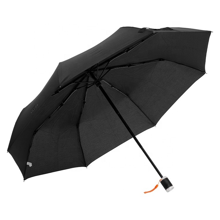 Automatic Folding Umbrella With Led Flashlight