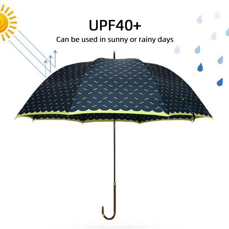 patio sgarden outdoor colorful fabric woman free shipping products digital print parasols outdoor stick straight umbrella for go