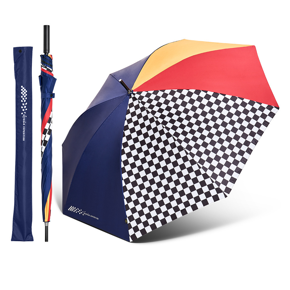 Large Luxury Branded Custom Golf Umbrella With Bags - Premium Lightweight Carbon Windproof Logo Prints