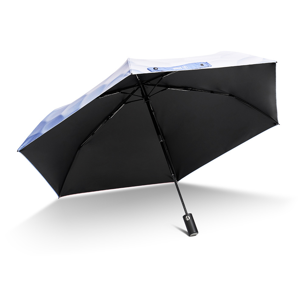 Premium Golf Shrink Anti-Bounce Umbrella With A Stylish Design For Both Sunny And Rainy Conditions Customized Wholesaler