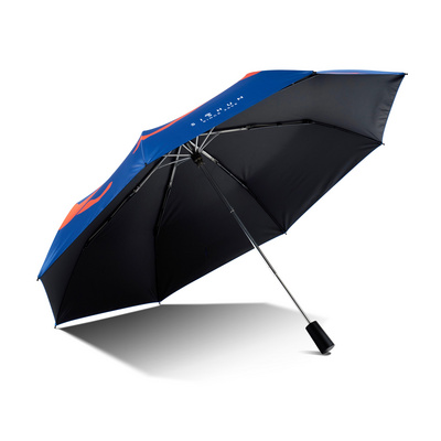 Custom Manufacturing at Wholesale Prices For sunny and rainy days the  Art Style Aluminum Umbrella with Black Pu Coating