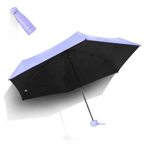 Compact Lightweight Pocket Umbrella Premium UV Defense Carry-Anywhere Capsule Umbrella for Girls