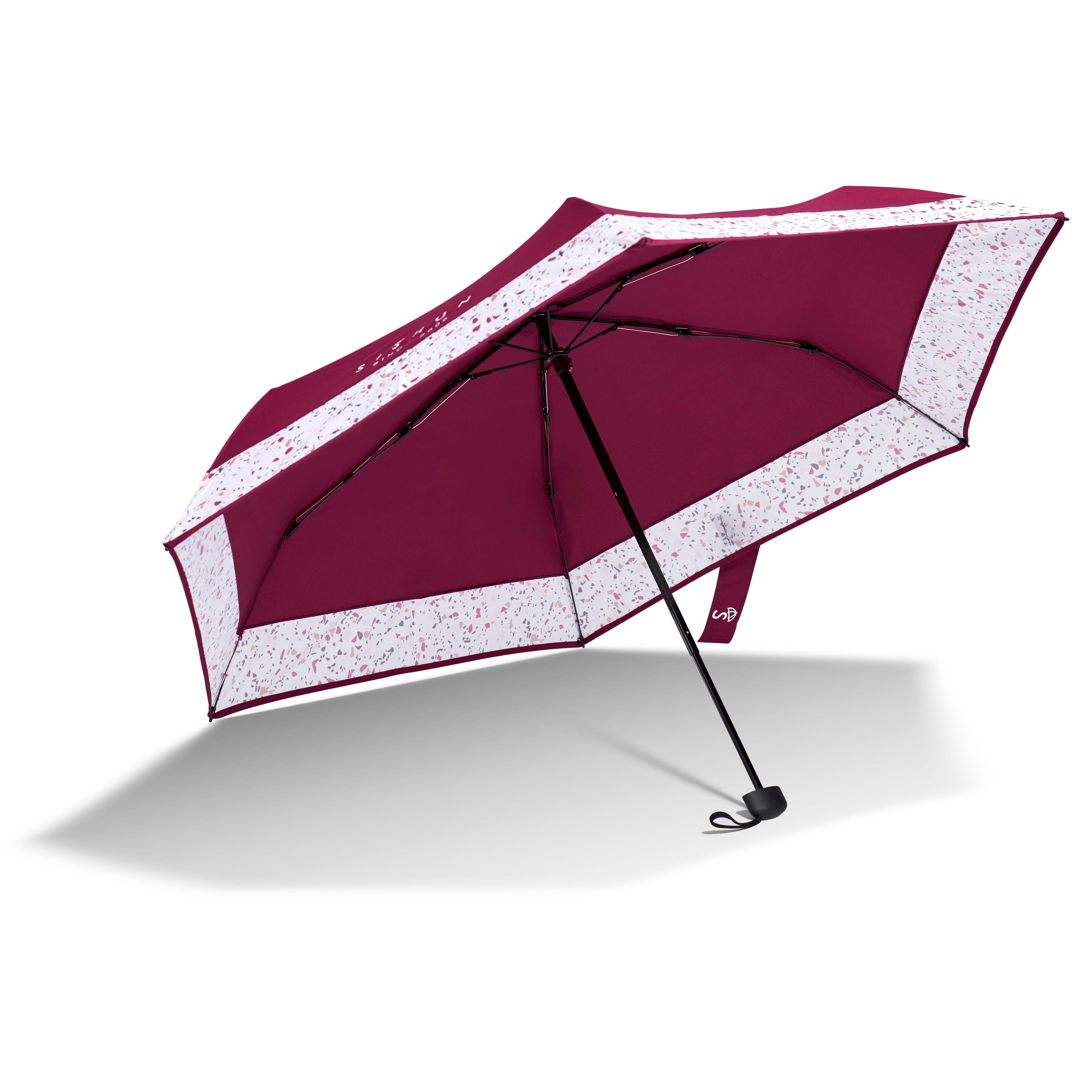 Custom Ultralight Portable  3 Folding Flat Mini Windproof And Rainproof Quality Umbrella With Logo