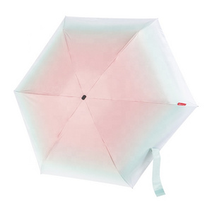 Manual Foldable Uv Umbrella UPF 50+Travel Umbrella Compact Mini Pocket Umbrella