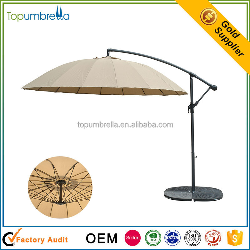 Foldable  Giant Cantilever Garden Outdoor Umbrella Parasol Umbrella Patio Umbrellas