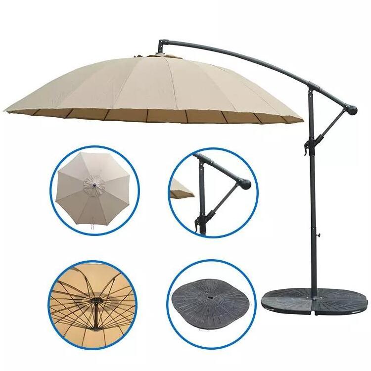 Foldable  Giant Cantilever Garden Outdoor Umbrella Parasol Umbrella Patio Umbrellas