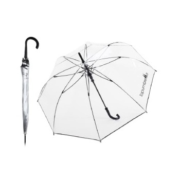 Factory Price Transparent Dome Custom Pvc Clear Straight Umbrella