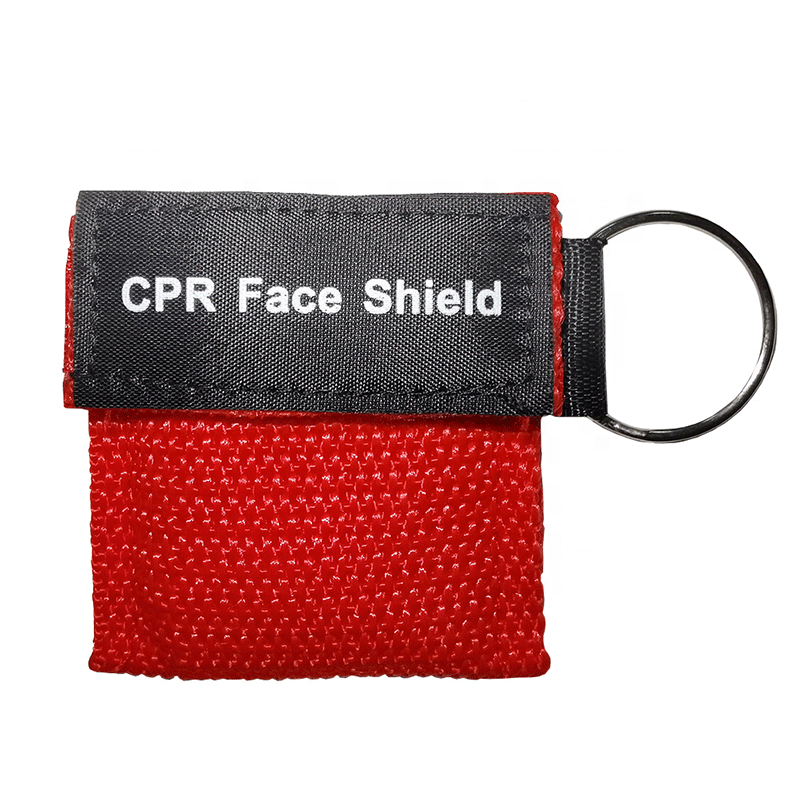 Training First Aid Cpr Mask For Pocket Mini Size Emergency Cpr Face Shield Wholesale Cpr Mask Keychain