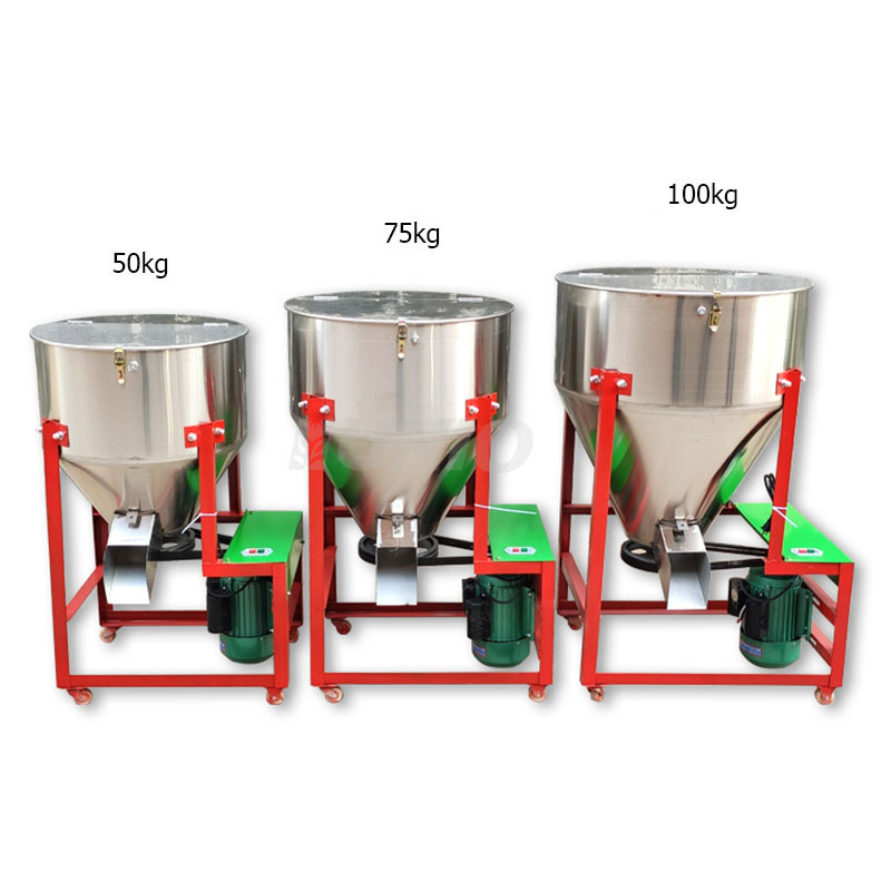 High Capacity Each Time The Silo Is Loaded Is 100kg Cattle Cow Chicken Rabbit Feed Mixer Small Animal Feed Mixer