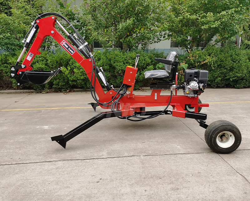 Wholesale High Quality 9hp Gasoline Engine Loader Mini Bucket Towable Backhoe