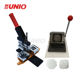 Hot Sale Rectangle Button Maker Kit Badge Making Machine + Paper Cutter + 1000pcs Fridge Magnet Button Supplier